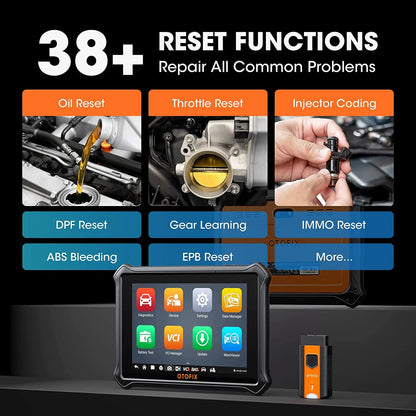 Escáner OBD2 automotriz OTOFIX D1 Lite, actualización de 2 años, control bidireccional, herramienta de escaneo de diagnóstico de todos los sistemas FCA SGW CAN FD y DoIP