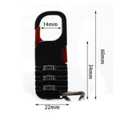 Universal 3-Digit Combination Password Cable Lock Bicycle Accessories Bicycle Lock Cable Lock Security Lock Helmet Lock