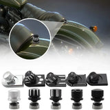 Motorcycle Universal Rear Fender Seat Screw Bolt Nut Knob Cover For Harley Sportster Fatboy Dyna Softail V-ROD Touring Tri Glide