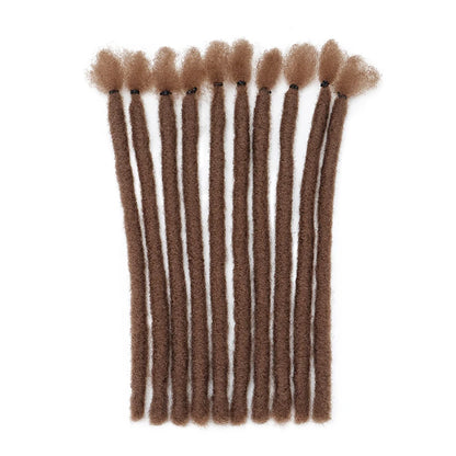 Dreadlocks sintéticos feitos à mão, 8 unidades, 10 fios, estilo hip-hop, tranças, extensão de cabelo, crochê, para homens e mulheres
