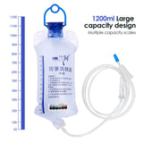 1.2L Protable Enema Bag Kit Reusable Vaginal Anal Washing Silicone Water Colon Cleansing Enteroclysm Detoxified Bowel Bags