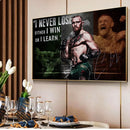 Motivational Conor McGregor Boxing Canvas Print  Professional Boxer Poster Wall Art for Gym Home  Office Decor