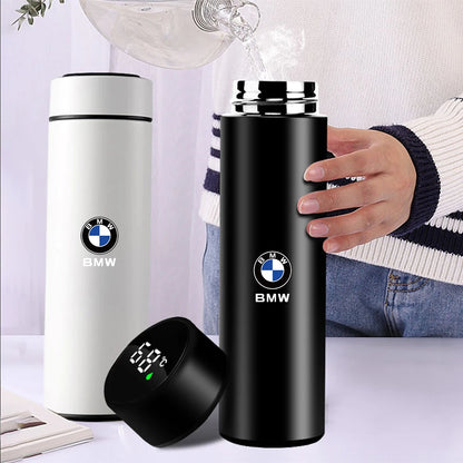 Termo inteligente con pantalla de temperatura, de acero inoxidable 304, con aislamiento al vacío, para BMW M Performance.