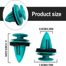 100-20PCS Auto Door Panel Clip with Seal Ring Auto Fastener Rivet Bumper Clip Retainer Car Interior Retaining Accessories