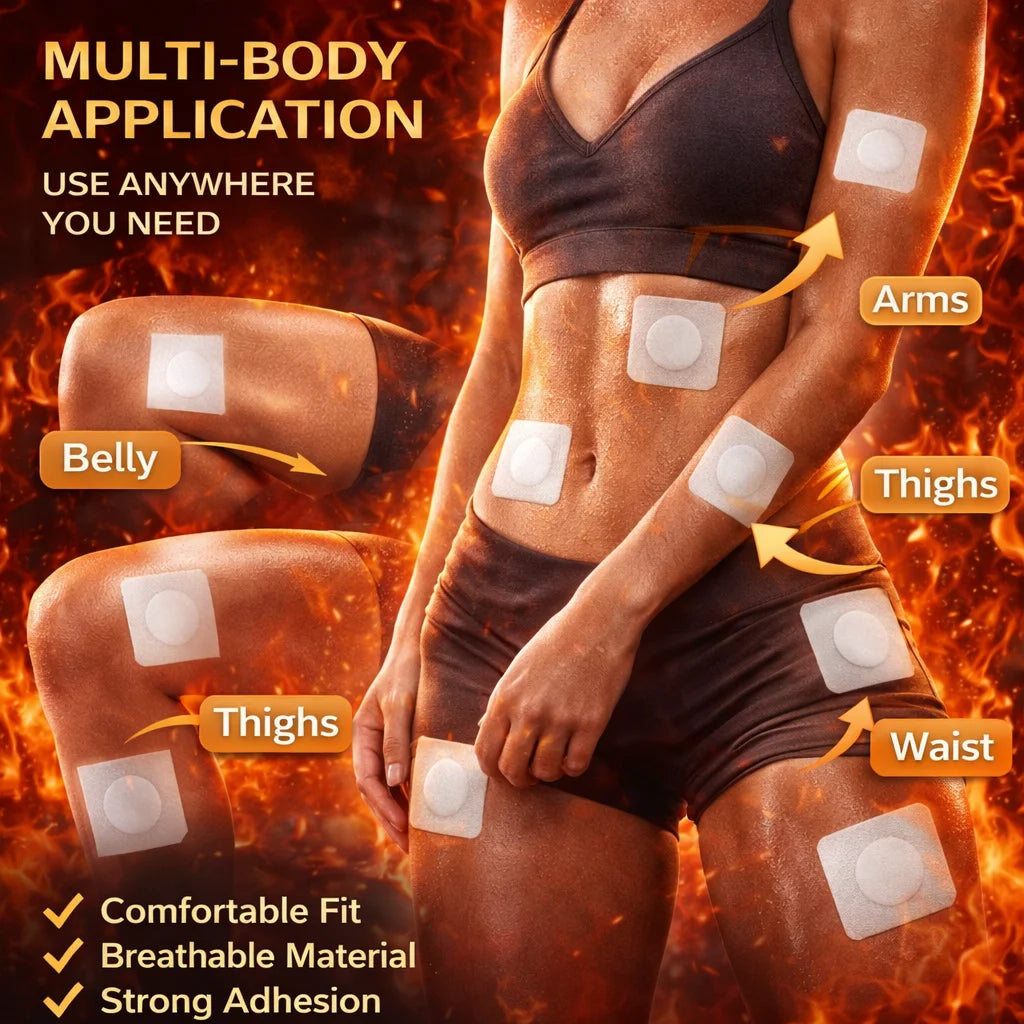 Herbal Body Detox Patch Belly Slim Patch Natural Plant Extract Cleaning Patch for Waist Abdomen Legs Body Care Sticker 10PCS