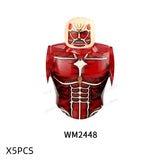 Movie Game Mini Action Figures Big Size Building Block Mecha Assembled Accessories Figure Building Block Toy For Children Gifts