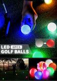 Caiton Night Glow Golf Balls – Set of 6 High-Visibility, Impact-Activated Balls for Nighttime Play, Perfect Gift for Golf Lovers