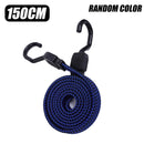 New Elastics Rubber Luggage Rope Cord Hooks Bikes Rope Tie Bicycle Luggage Roof Rack Strap Fixed Band Hook Car Accessories