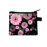 Carteira Portfel Men Wallet Women Cartera Mujer Female Short Cute Flower Zero Wallet Simple Fashion Card Bag Coin Purse Key Case