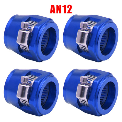 4pc an4 an6 an8 an10 an12 braçadeira de acabamento de mangueira de carro radiador modificado clipe de tubo de combustível fivela universal braçadeiras de mangueira finalizador de extremidade de óleo
