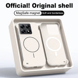Frameless Ultra Thin Magnetic Case For Xiaomi 14T Pro Magsafe Hard PC Matte Shockproof Cover For MI14T 14TPro Shell Bumper