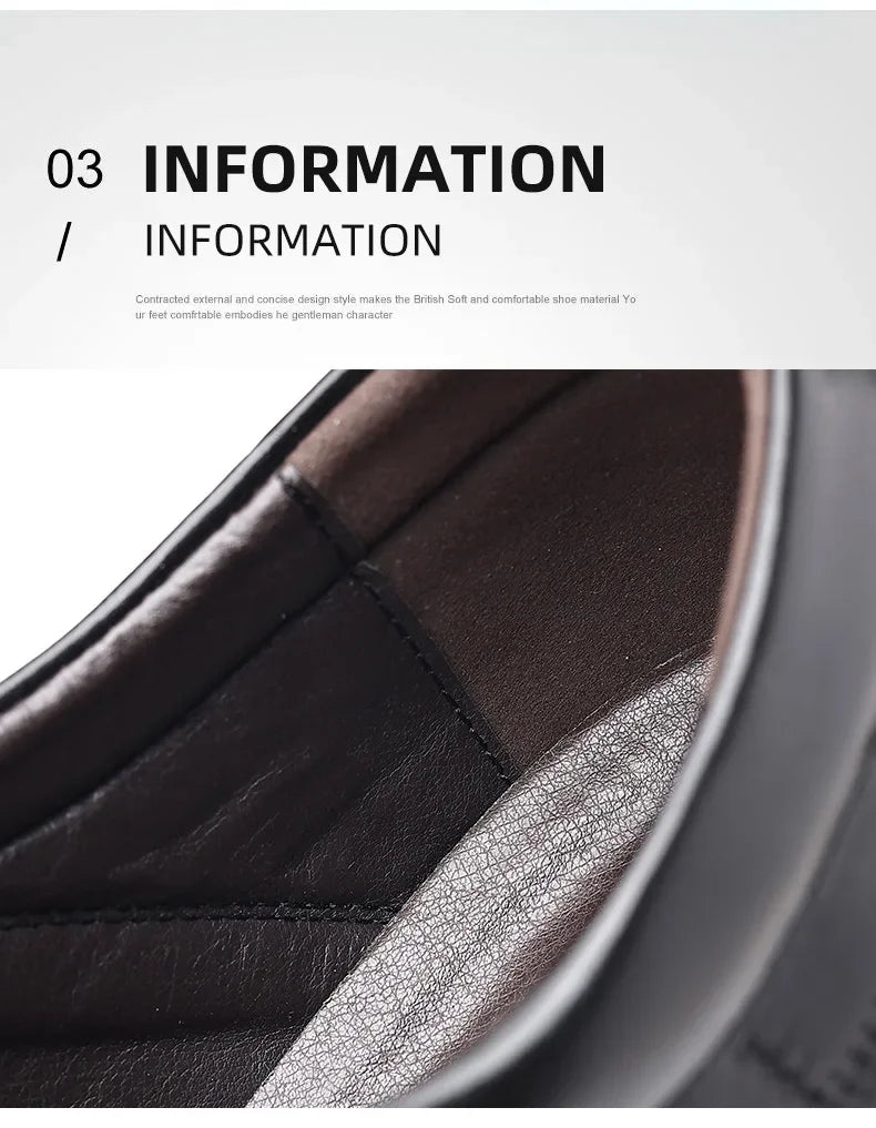 2024 Autumn Business Casual Shoes for Men Trend Classic Leather Shoes Outdoor Men Sneakers Sewing Breathable Men's Dress Shoes