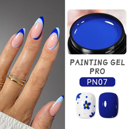 BORN PRETTY 5 IN 1 Clear Water Ripple Gel Polish 5ml No-wipe Top Coat Reinforcement Adhesive Nail-Shape Wave Gel Nail Polish