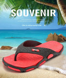 Men's Summer 2025 Trendy Flip-Flops Beachwear Slippers Anti-slip Deodorant Casual Shoes Plastic Slip-On Sandals for Adults