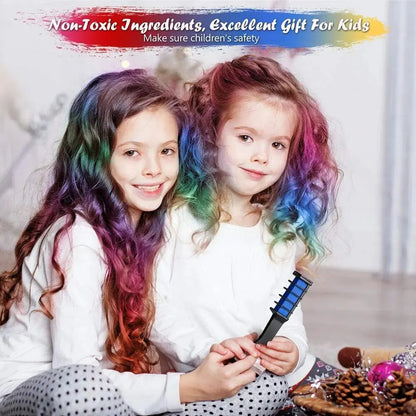 Juego de 10 peines para teñir el cabello multicolor para niños, kits de maquillaje de moda, peines desechables para teñir el cabello, juguetes para niñas, pintura para el cabello