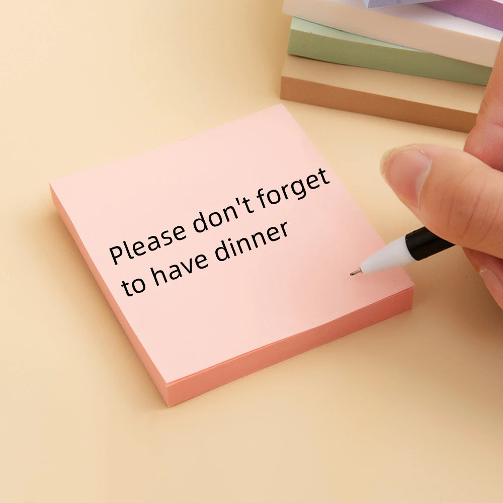 100 Sheets Colorful Posted It Memo Sticky Notes Pads Posits Stationery Paper Stickers Notebook School Office Planner Message Sticker