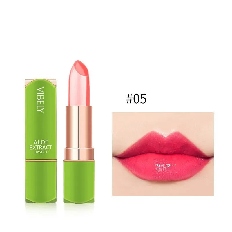 Batons líquidos hidratantes que mudam de cor, óleo labial hidratante natural, brilho labial, maquiagem duradoura, cosméticos de beleza, 10 cores