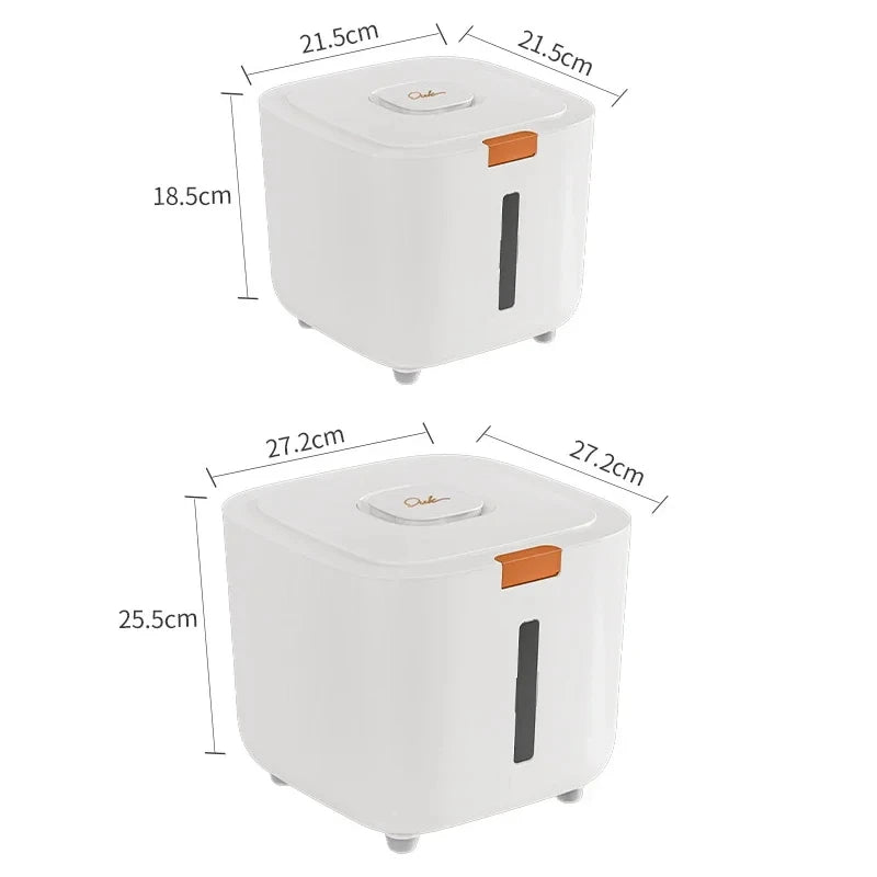 Pet Food Storage Barrel, Large Sealed Moisture-Proof Food Container for Cat Food and Dog Food