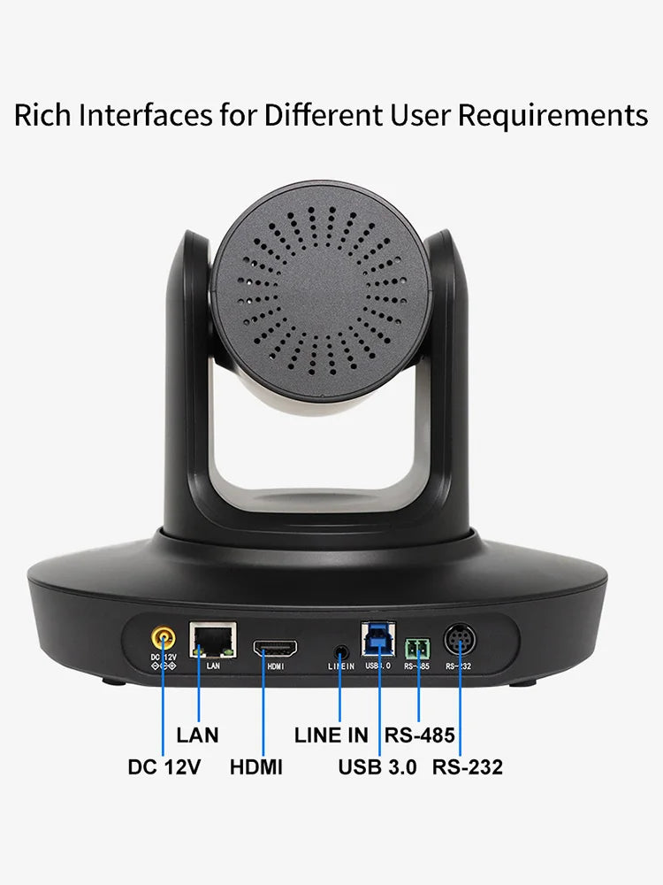 Ai-Auto Tracking 4K Conference Camera PTZ Video 10x 20x Zoom HDMI USB IP Live Streaming Camera For Business Events Youtube Obs