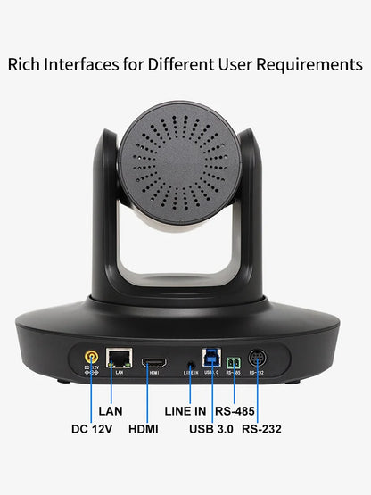 Ai-Auto Tracking 4K Conference Camera PTZ Video 10x 20x Zoom HDMI USB IP Live Streaming Camera For Business Events Youtube Obs