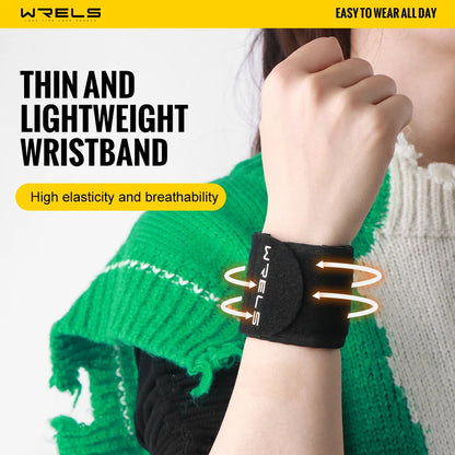 WRELS Wristband Wrapping Compression Sports Elastic Adjustable Wrist Guard Support Basketball Weight Training Wrist Wraps