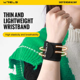 WRELS Wristband Wrapping Compression Sports Elastic Adjustable Wrist Guard Support Basketball Weight Training Wrist Wraps