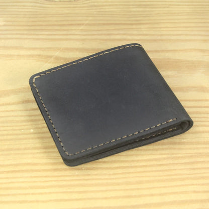 Luxury Handmade Genuine Leather Men Wallet Bifold Purse Male Wallets Short Money Clip Vintage Leather Money Bag with zip pocket