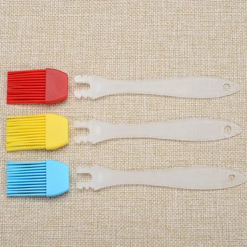Escova de óleo de silicone para panificação, acessórios de cozinha, churrasco, bolo, pão, manteiga, panificação, diy, 1 parte