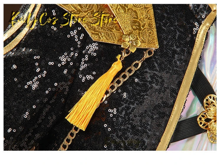 Movie K-Pop Demon Rumi Anime Cosplay Costume Idol Girl Rumi Uniform Role Play For Party Halloween Carnival Outfits