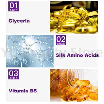 Roxo reparação máscara de cabelo queratina nutritivo profundo seco encrespo danificado tratamento colágeno mágico 5 segundo macio brilhante cuidados 200ml