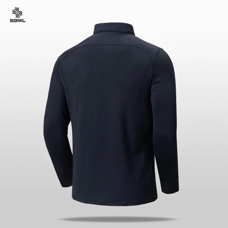 Camiseta SBWL de manga larga para hombre, de alta calidad, para ciclismo, senderismo, deportes al aire libre, ocio, velocidad, secado rápido, running, fitness, ropa deportiva, Tops