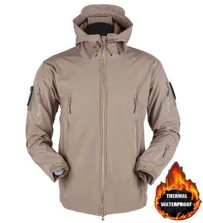 Chaquetas SoftShell de invierno para hombre, pantalones tácticos, para acampar, senderismo, caza, pesca, sudaderas de forro polar, abrigos, tallas S-5XL, pantalones cargo para exteriores.