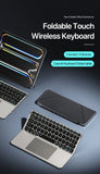 DUX DUCIS Foldable Bluetooth 5.0 Keyboard with Touchpad & Phone Holder For Phones Tablets PC iOS Android Windows Mac