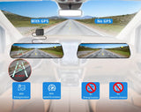 Acceo A37 Car DVR 10.0 Inch Rear View Mirror 2.5K Dash Cam 1080P Car Camera With Rear View Camera Video Recorder Registrar DVRs