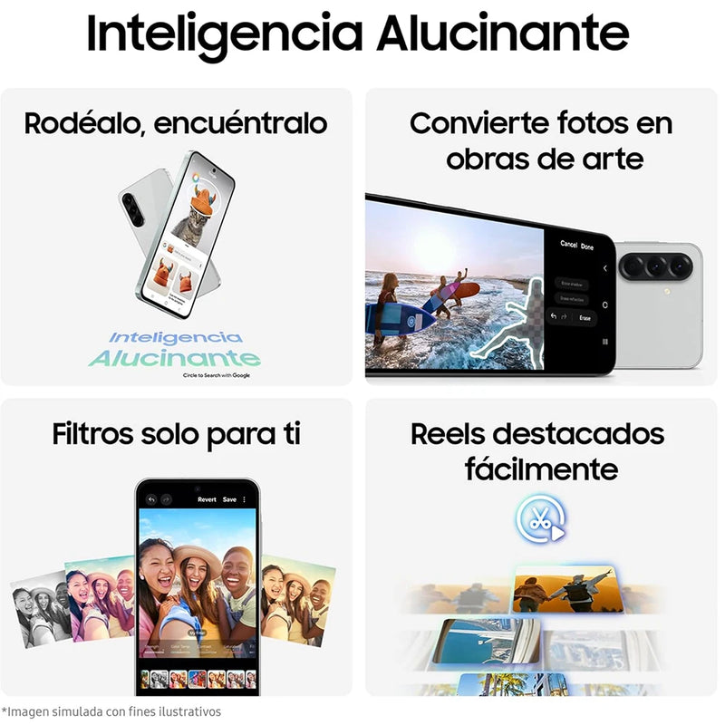 Samsung Galaxy A56 5G Middle East Version Exynos 1580, 6.7" Super AMOLED Display, 120Hz, 50MP Camera, 5000mA, NFC, IP67, No Char