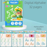 Livro de Exercícios Mágico Montessori de Traçado e Controle de Caneta — Reutilizável, para Caligrafia e Desenho Infantil (Brinquedo Educativo)