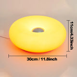 Bauhaus table lamp USB plug bedroom bedside lamp living room dining room decoration donut ambient light (Not glass)