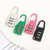 Bags Baggage Door Padlock 3 Dial Digit Combination Secret Safe Code Password Locks Bookbag Anti-theft Backpack Zipper Padlock