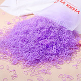 Bandas elásticas desechables de colores para el cabello para niños, diademas, coleteros, accesorios para el cabello (500 unidades, 1000 unidades) 