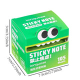 Mr. Paper 6Style 105Sheets/roll Pull-out Sticky Notes Student Stationery Sticky Notes Transparent Color Sticky Notes