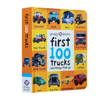 Montessori First 100 English Words Learning Cardboard Book Animals Colors Numbers Language Physical Picture Teaching Aids