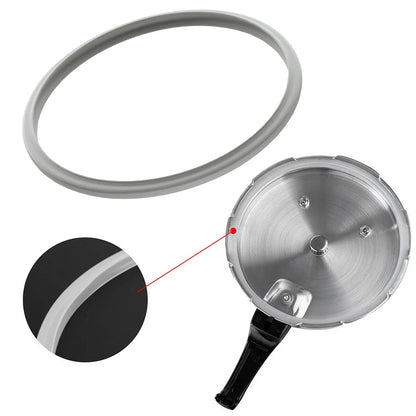 Anillo de sellado de silicona para olla a presión, junta de repuesto gris, accesorios de cocina, 18 cm, 22 cm, 24 cm, 26 cm 