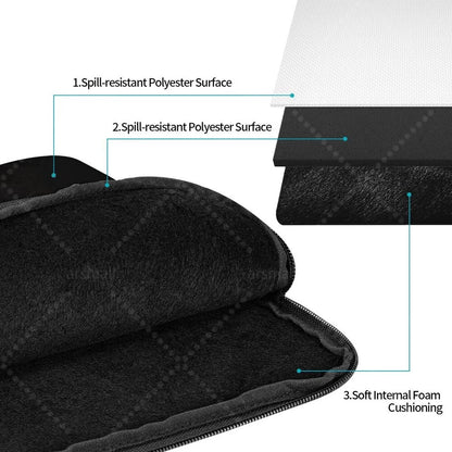 Black Cat Laptop Bag Tablet Notebook Case For Hp Dell Lenovo Computer For Macbook Air Pro Retina 10-17 Sleeve