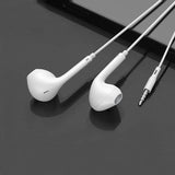 3.5mm In-Ear Earphone Wired with Microphone Earbuds White And Black Headphone Earphones for MP3 MP4 Samsung Huawei Xiaomi Phones