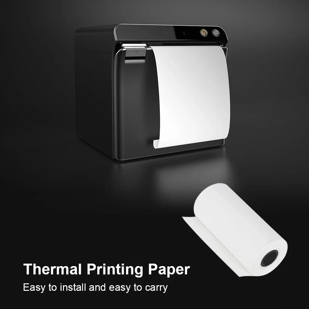 5/10 rollos de papel térmico para cámara, impresión blanca para niños, pulpa de madera, impresión instantánea, papel de liar para niños, accesorio para miniimpresora