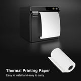 5/10 rollos de papel térmico para cámara, impresión blanca para niños, pulpa de madera, impresión instantánea, papel de liar para niños, accesorio para miniimpresora