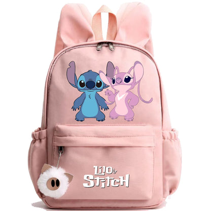 Cute Disney Lilo Stitch Backpack for Girl Boy Student Teenager Children Rucksack Women Casual School Bags Kids Birthday Gift Toy