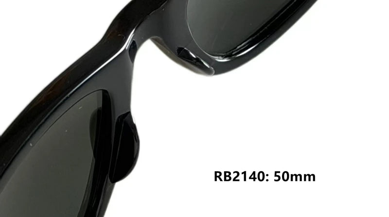 RayBan Original Classic 2140 / 2140F WAYFARER Square Sunglasses Glass Lenses, Polarized UV Protection Premium Eyewear in Box