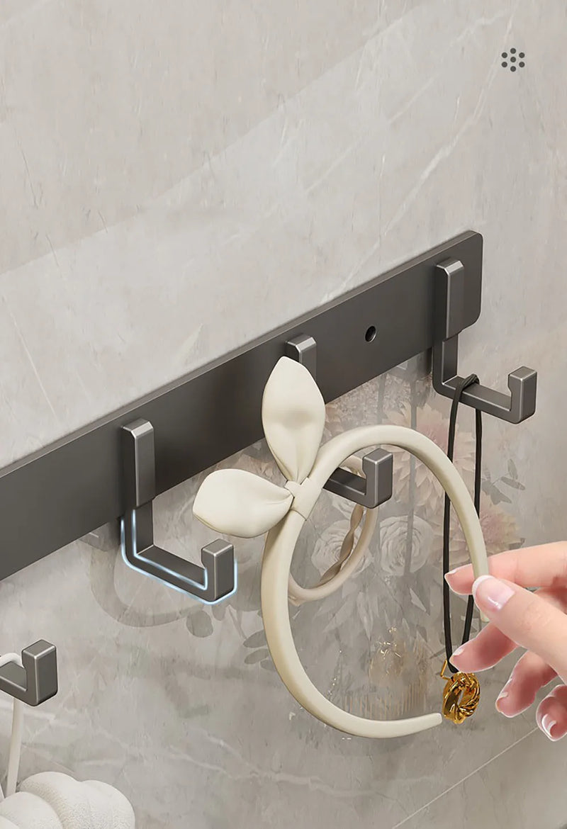 Gancho adhesivo fuerte para colgar en la pared, para toallas, baño, cocina, baño, sin perforaciones, gancho adhesivo de carga