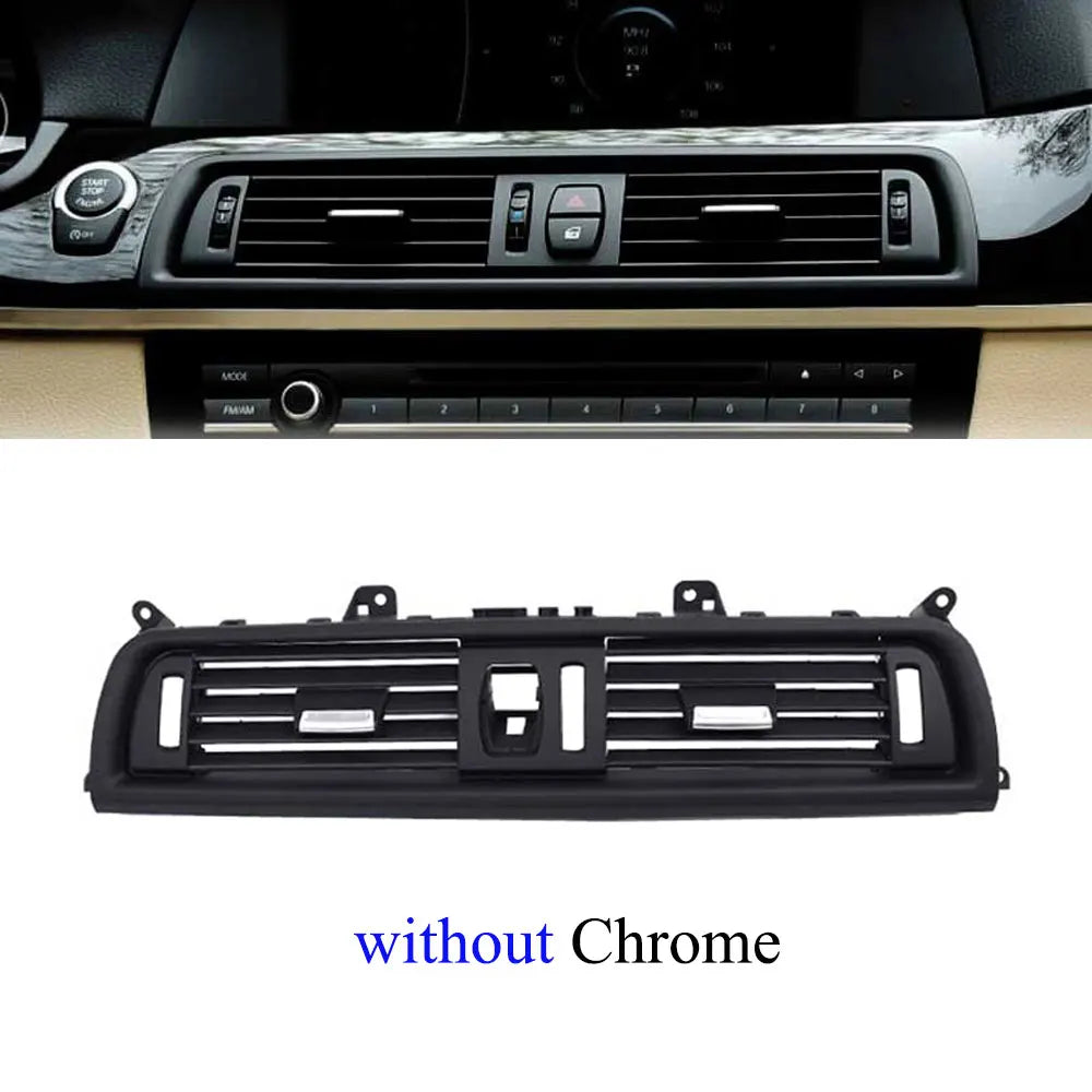 RHD Right Hand Driver Chromed Air Conditioner Ac Vent Outlet Grille Replacement For BMW 5 Series F10 F11 F18 520 523 525 528 530